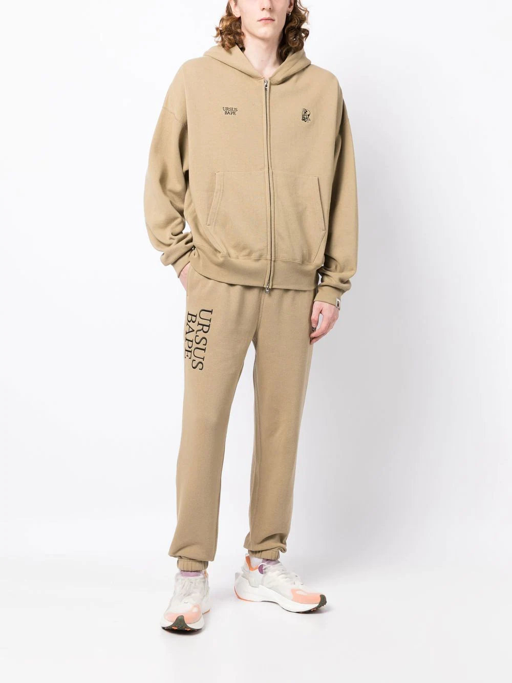 A BATHING APE® embroidered-logo track pants