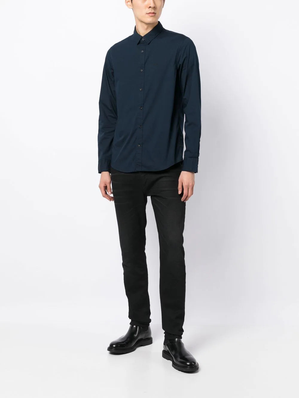 Calvin Klein classic long sleeved cotton shirt