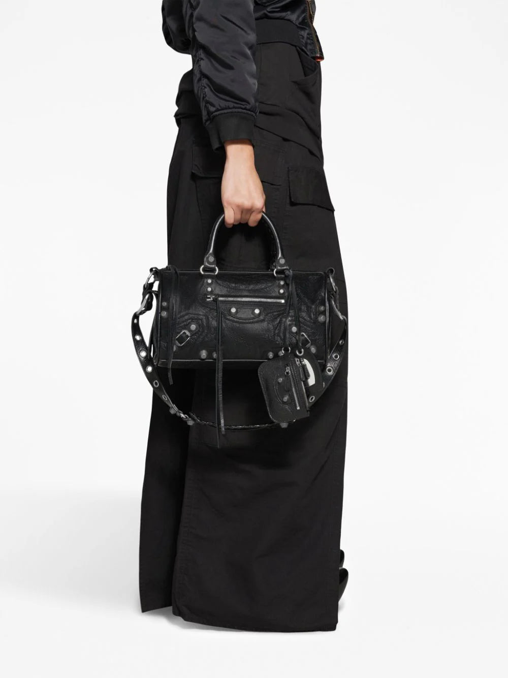 Balenciaga medium Le Cagole leather duffle bag