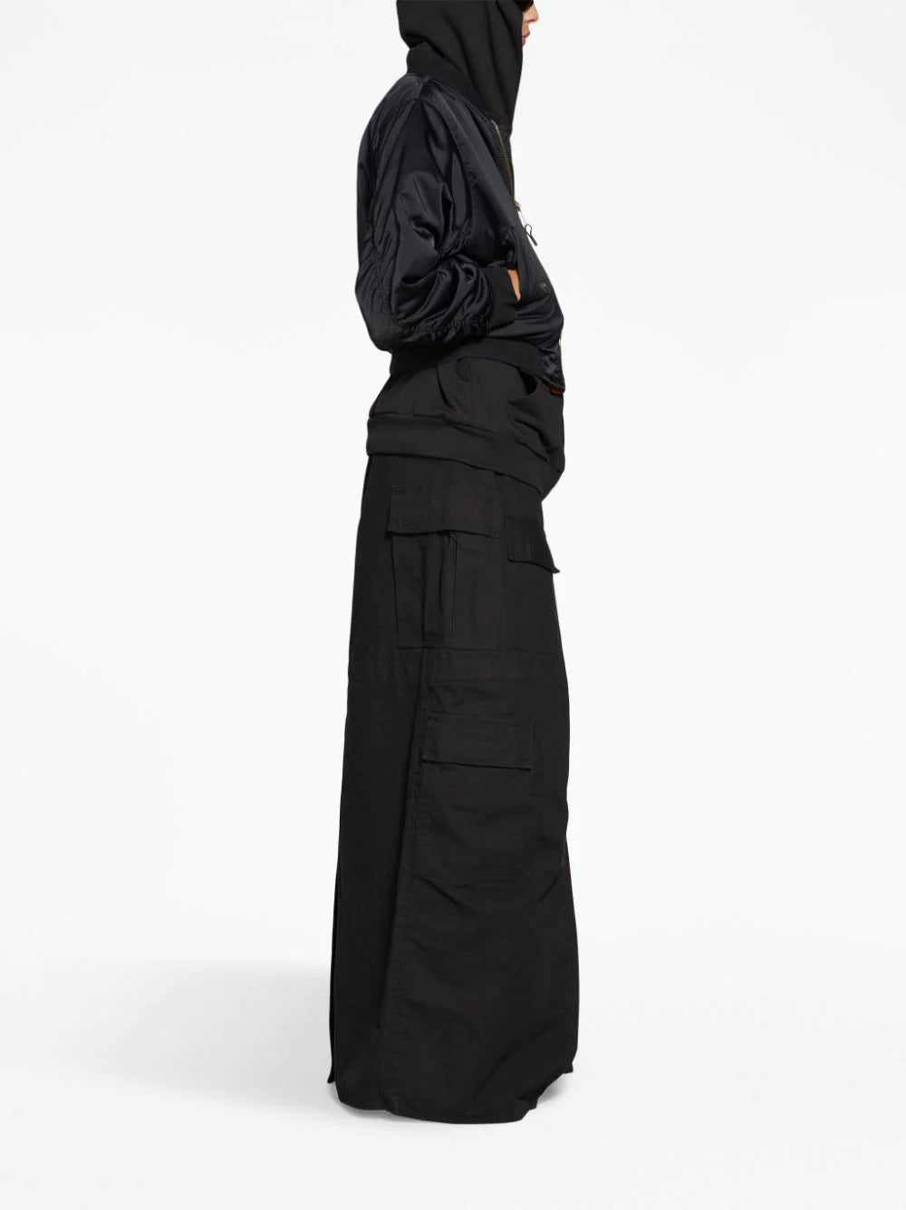 Balenciaga  ruched bomber jacket