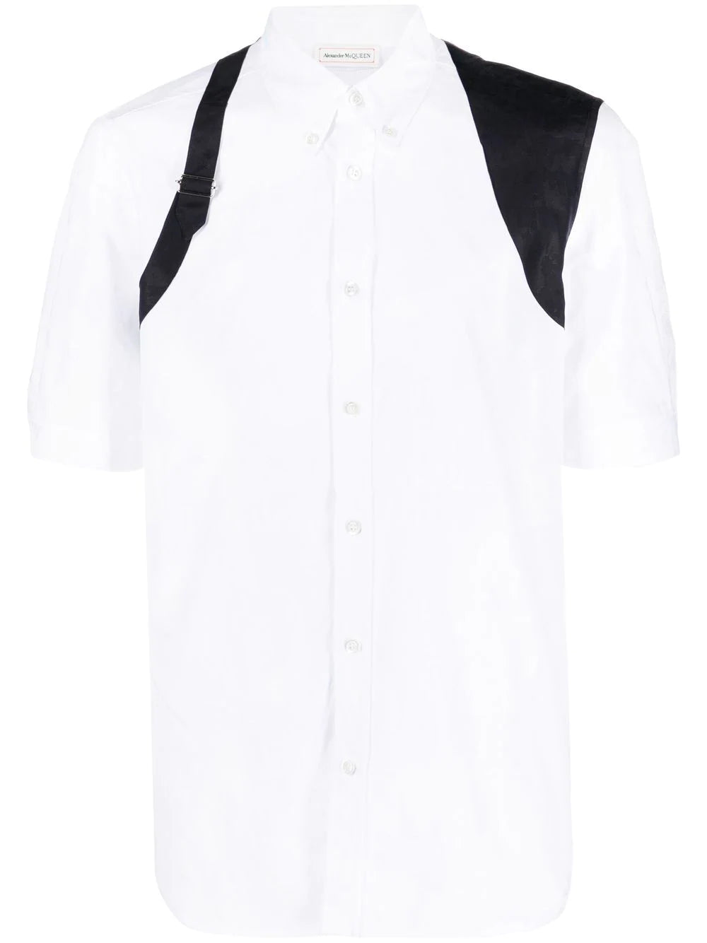 Alexander Mcqueen harness-detail short-sleeved shirt