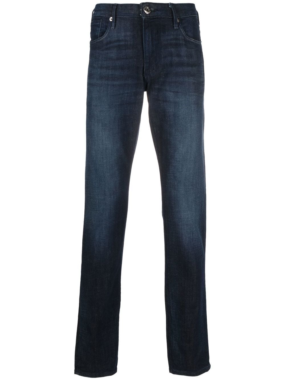 Emporio Armani mid-rise straight-leg jeans