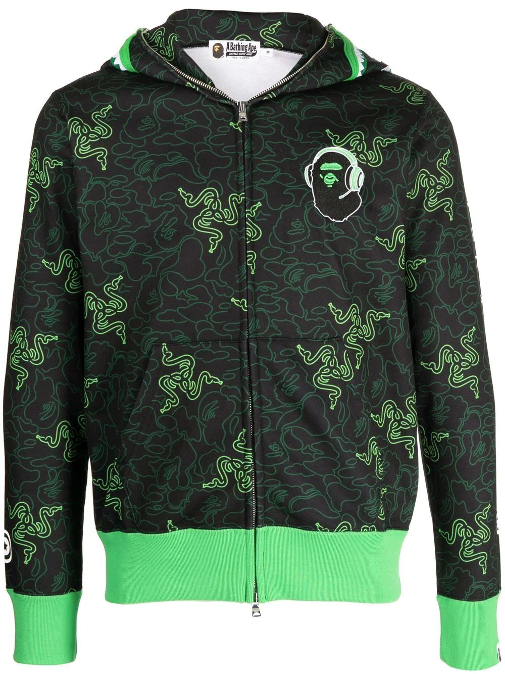 A BATHING APE®  x Razor graphic-print hoodie