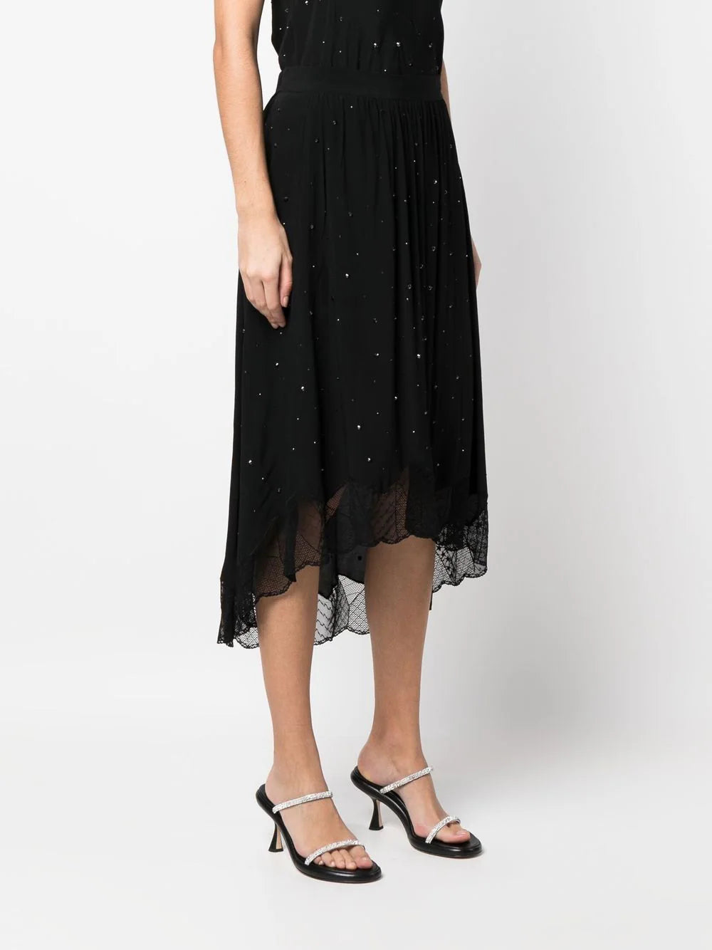 Zadig&Voltaire  crystal-embellished midi skirt