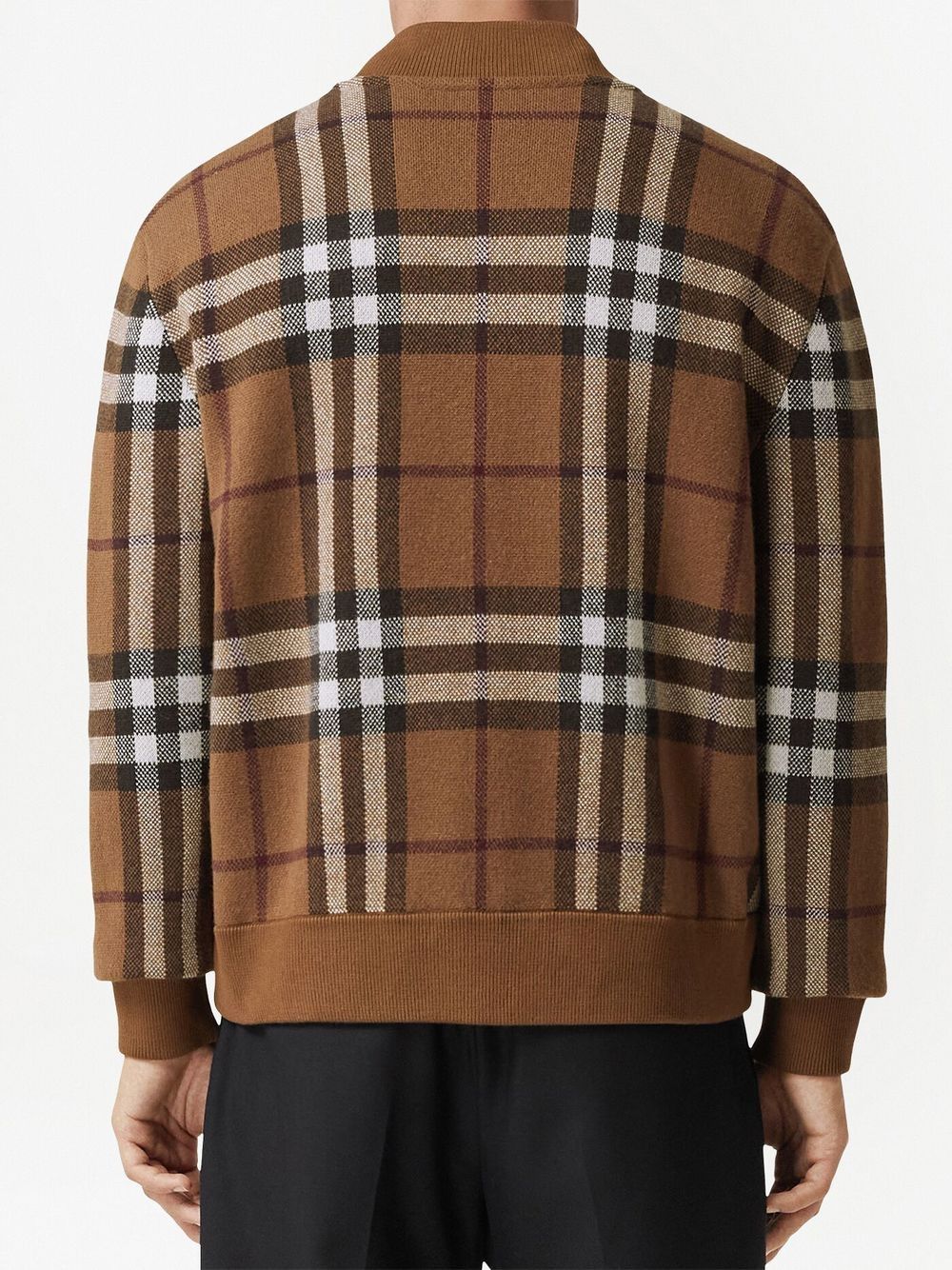 Burberry Vintage Check cashmere bomber jacket