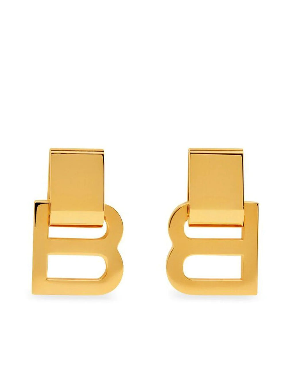 Balenciaga  Hourglass logo charm earrings