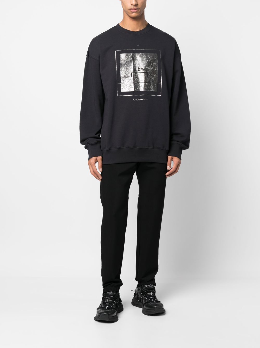 A-COLD-WALL*  Foil Grid sweatshirt