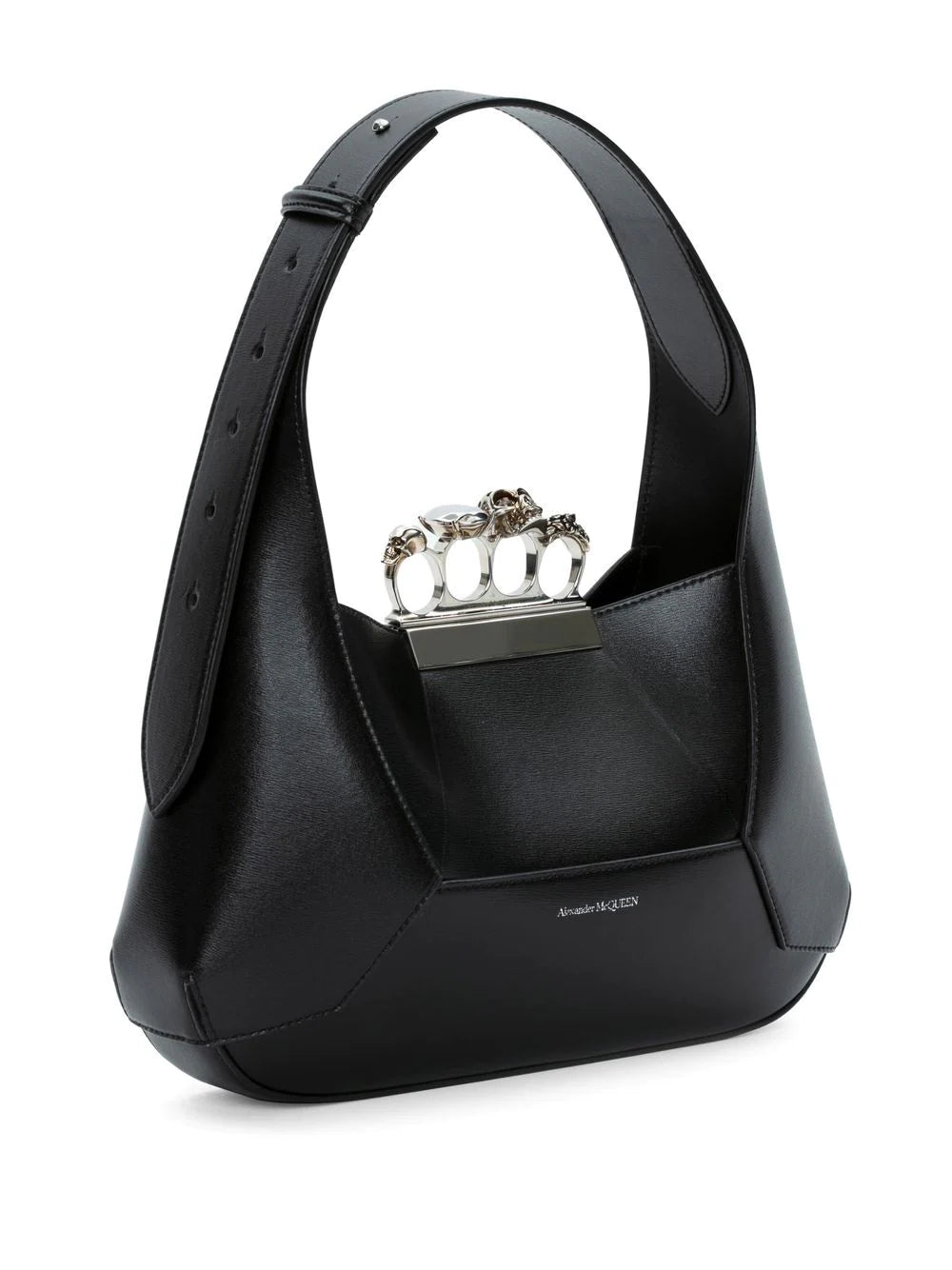 Alexander Mcqueen leather logo-print bag