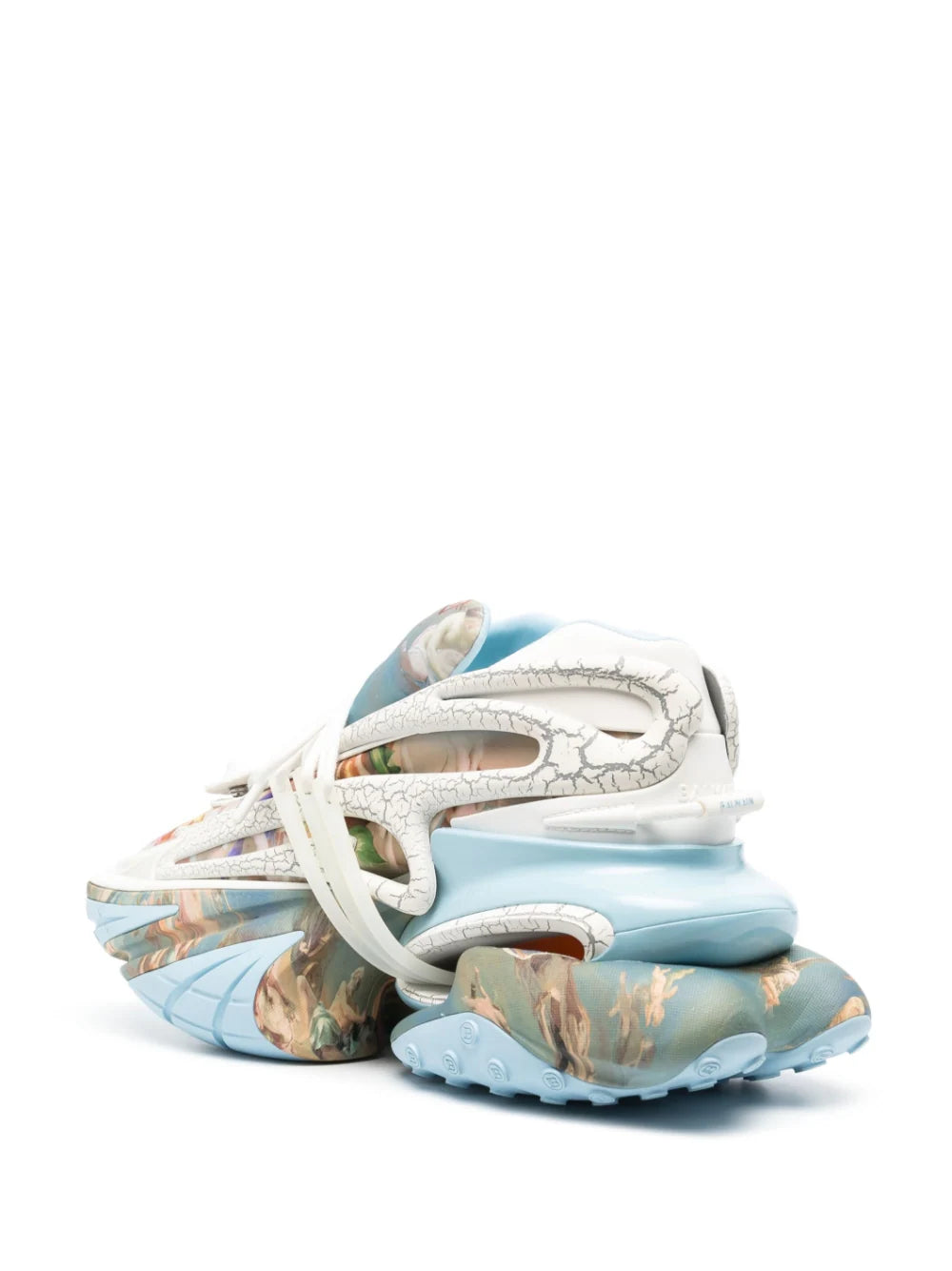 Balmain Unicorn Renaissance-print sneakers