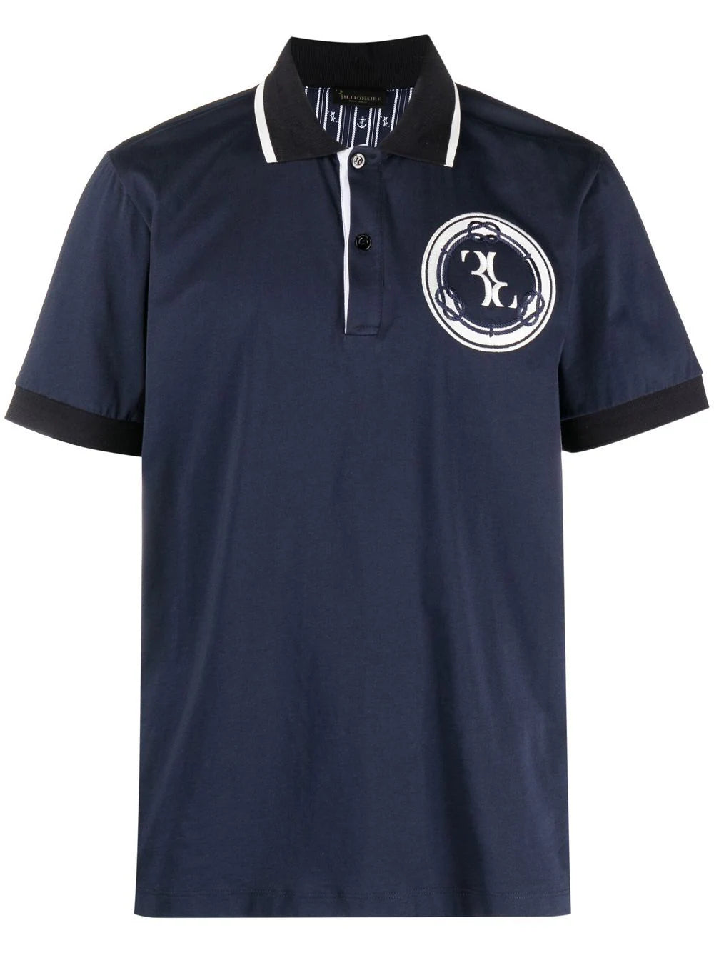 Billionaire  logo-patch polo shirt