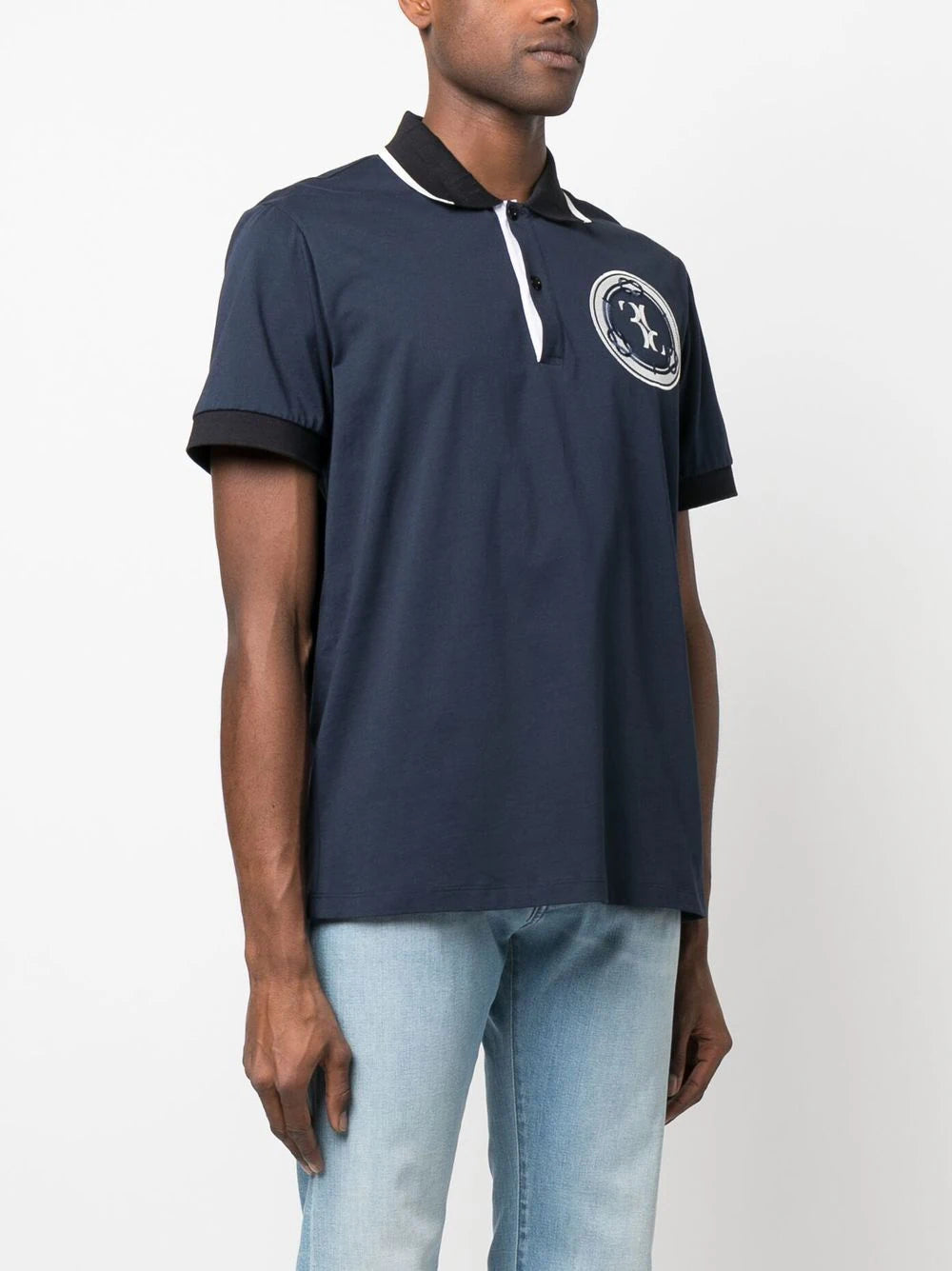 Billionaire logo-patch polo shirt
