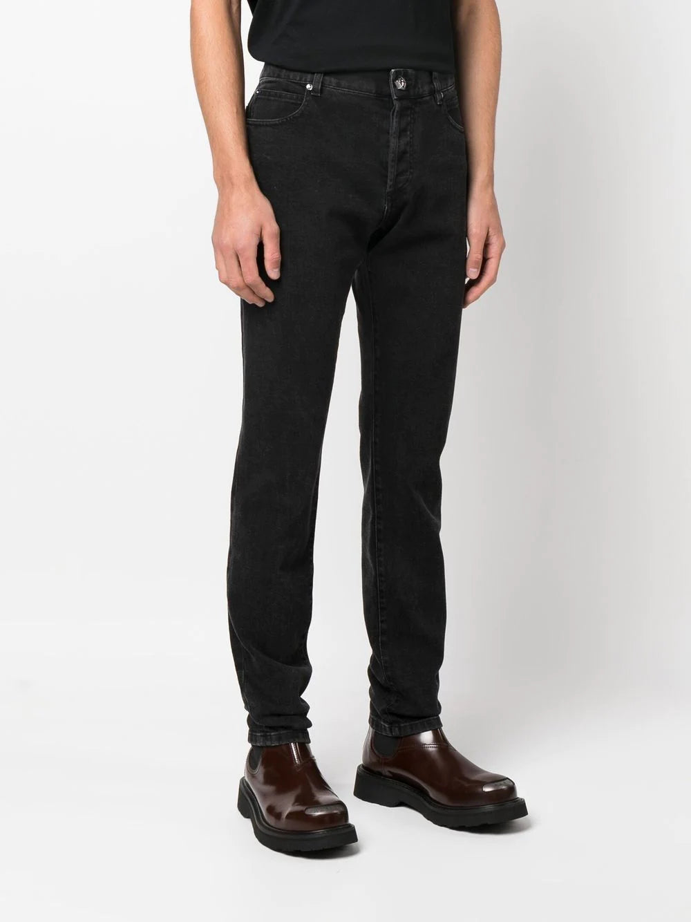 Balmain mid-rise straight-leg jeans
