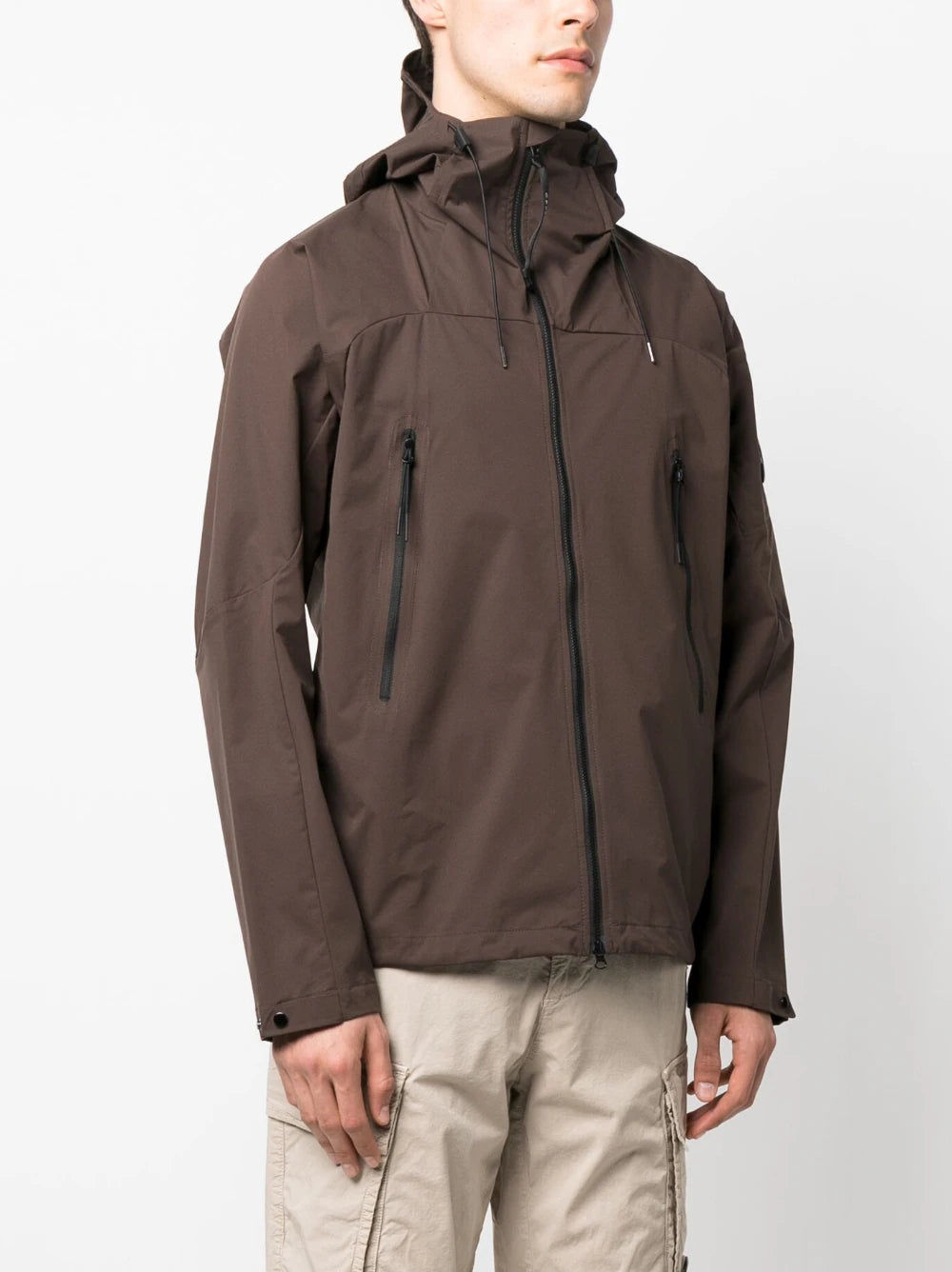 C.P. Company  Lens-detail zip-up hooded jacket