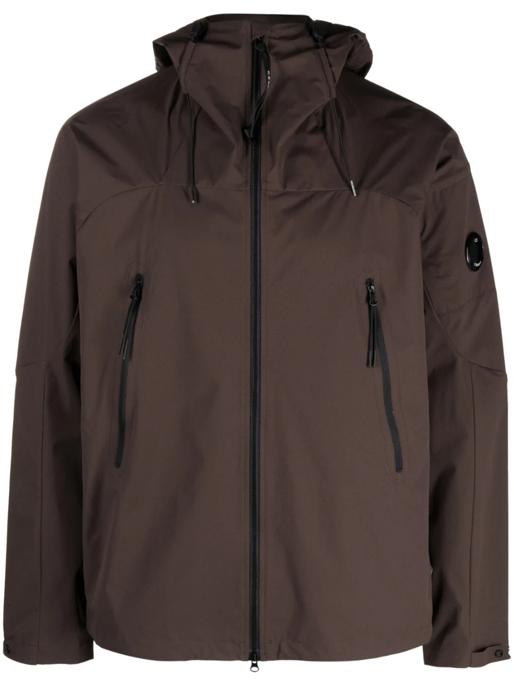 C.P. Company  Lens-detail zip-up hooded jacket