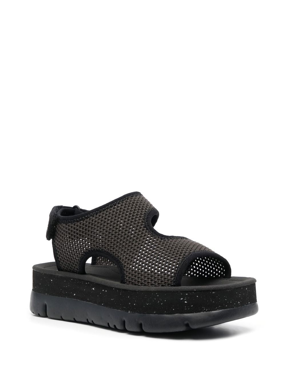 Camper  Oruga 50mm mesh touch-strap sandals