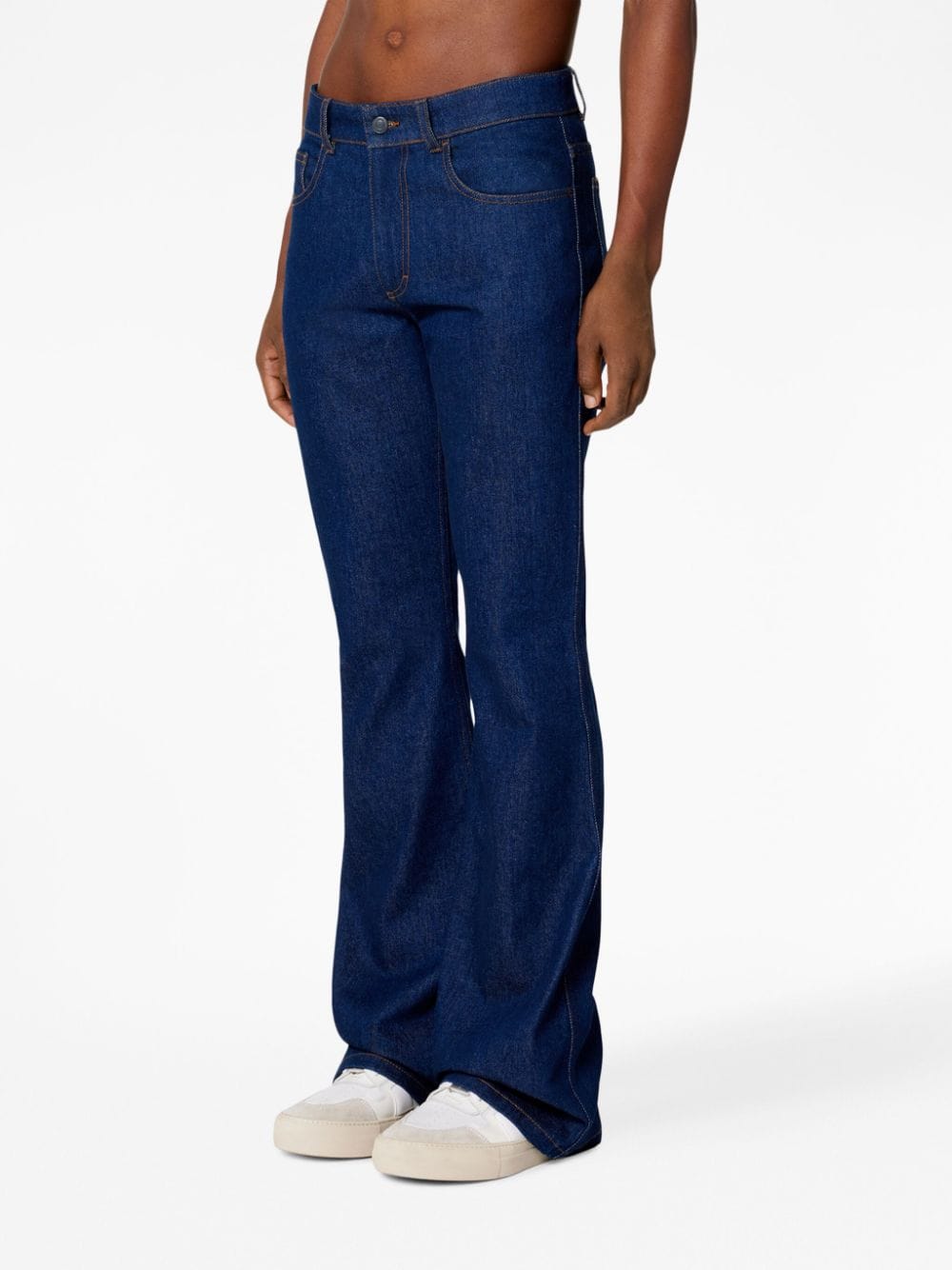 AMI Paris  Flare Fit low-rise jeans
