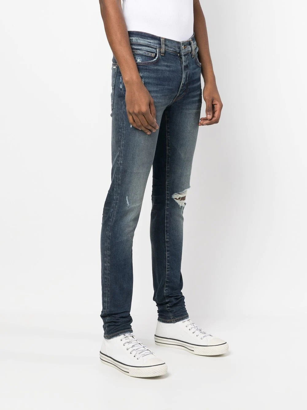 Amiri distressed-effect skinny jeans
