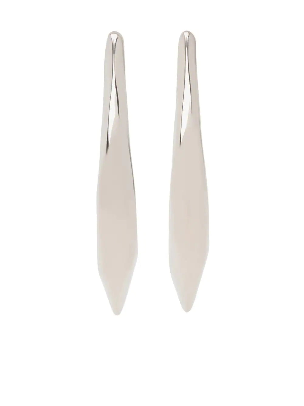 Alexander McQueen  skull fastening polished-finish earrings