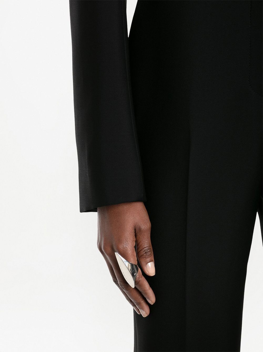 Alexander McQueen  Shard-shaped logo ring