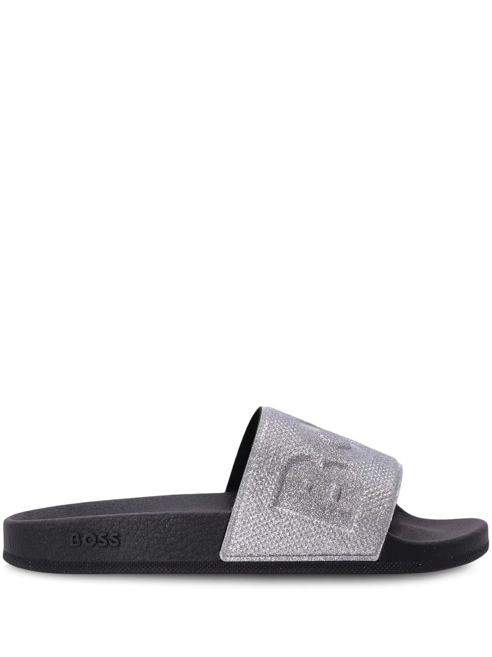 BOSS  Bay logo-debossed slides