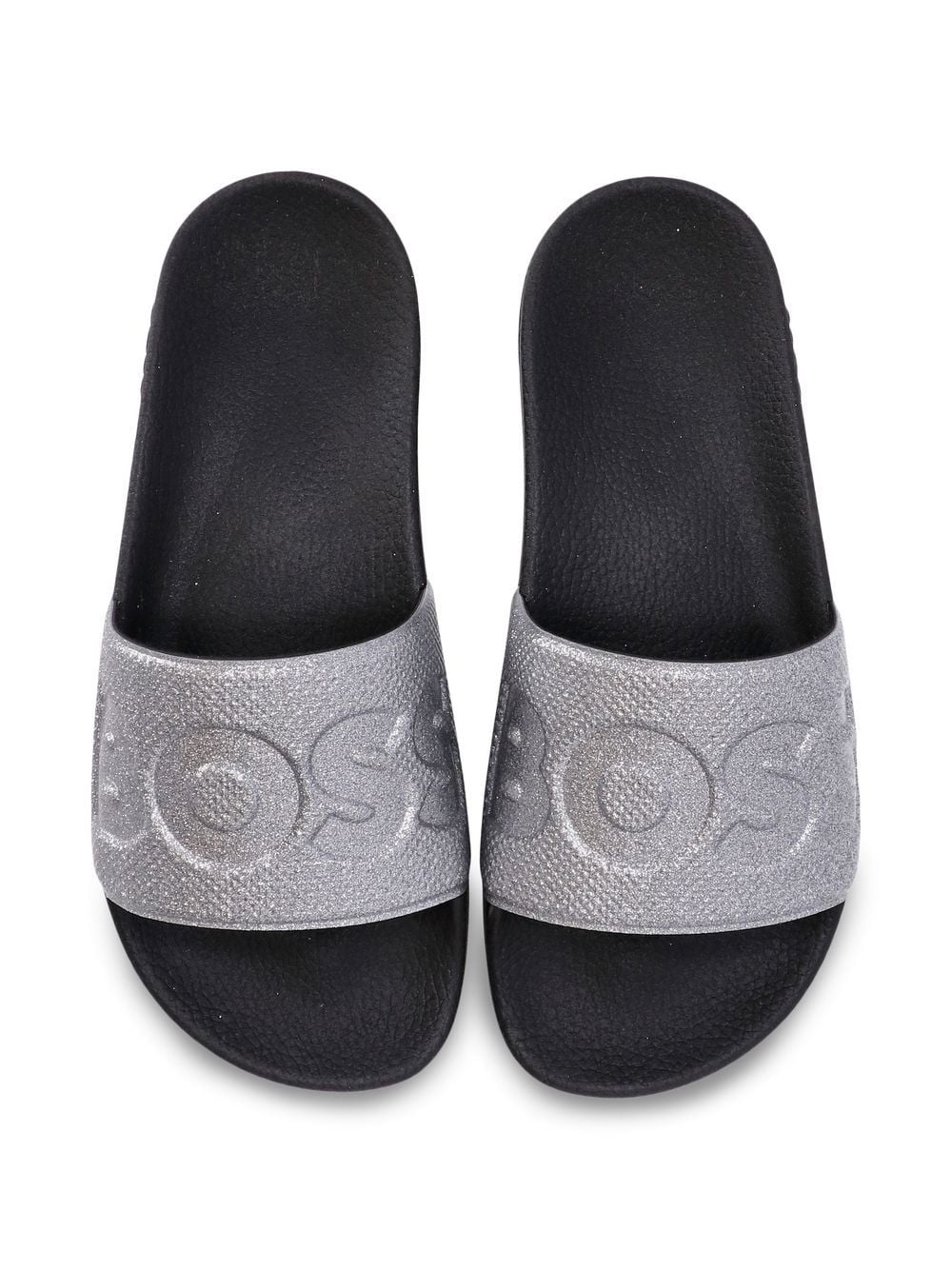 BOSS Bay logo-debossed slides