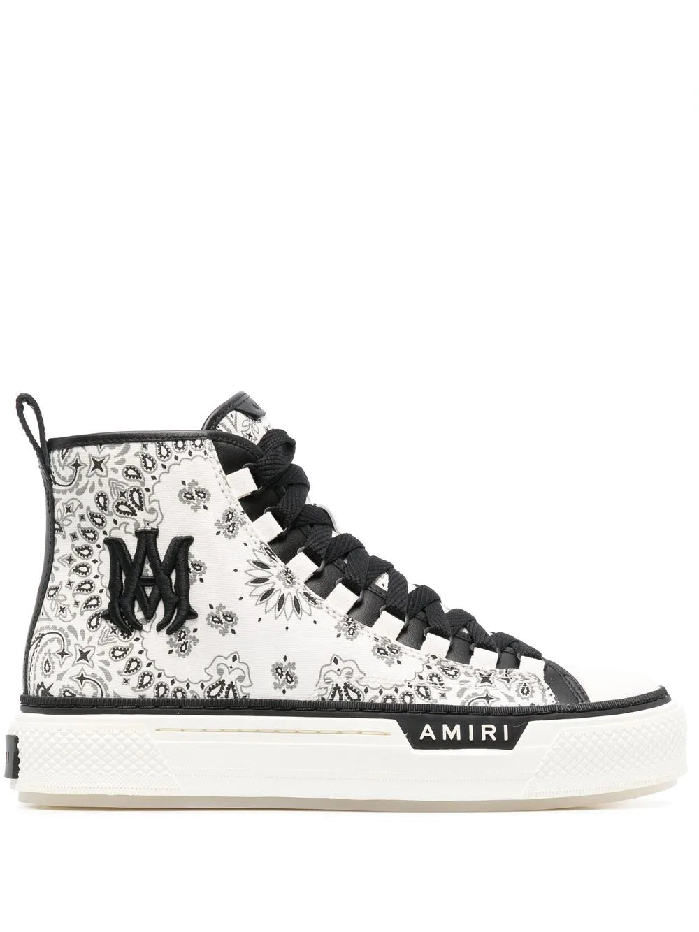 AMIRI  bandana-print high-top sneakers