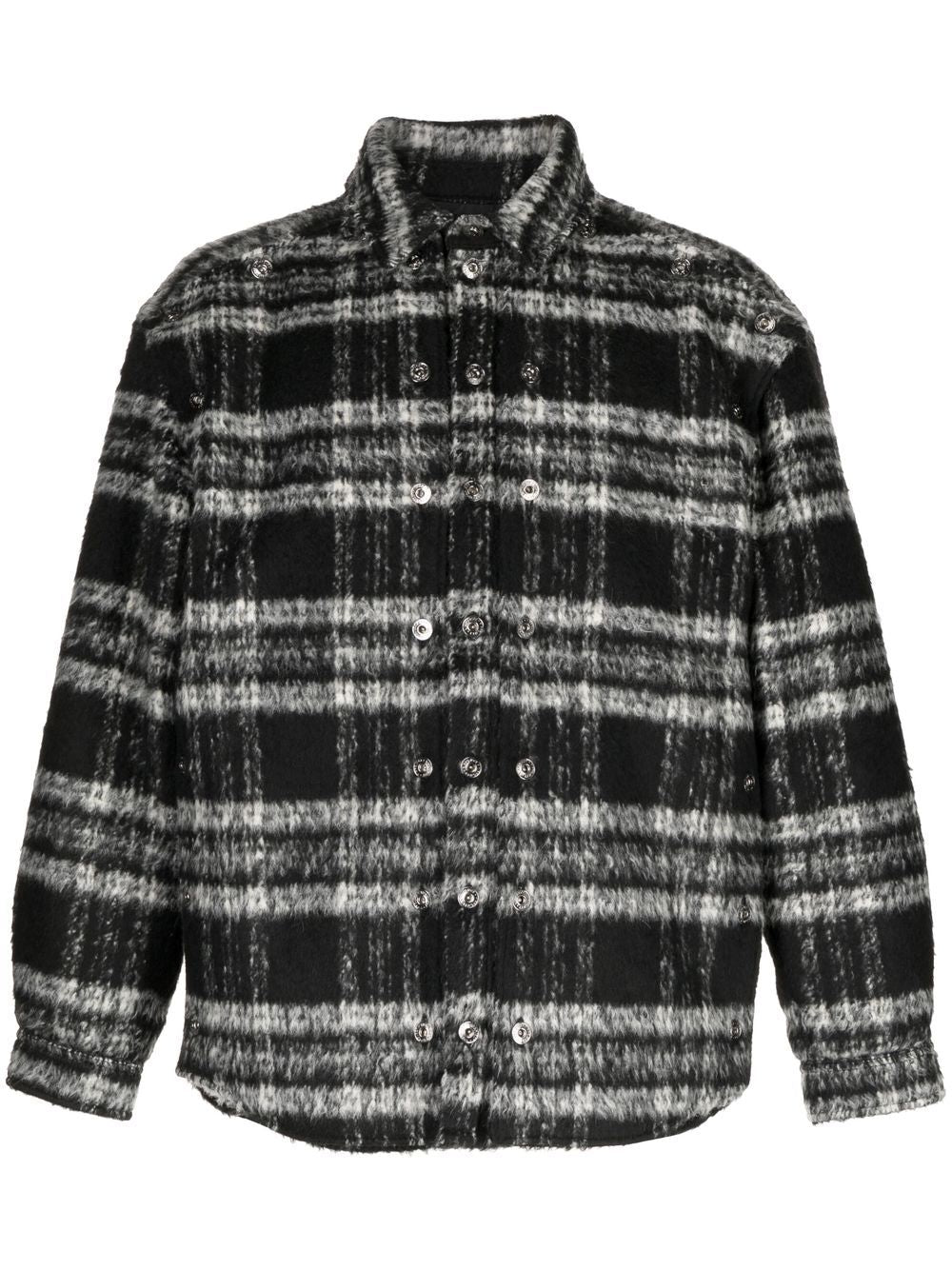 Y/Project  textured stripe-pattern shirt jacket