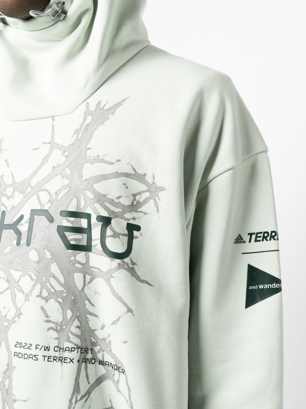 adidas  Terrex x and wander graphic hoodie