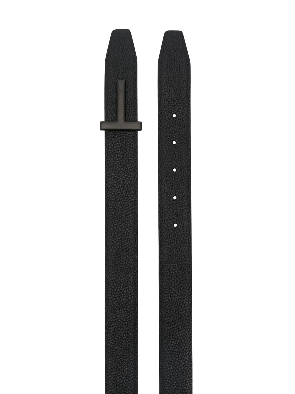 Tom Ford logo buckle leather belt