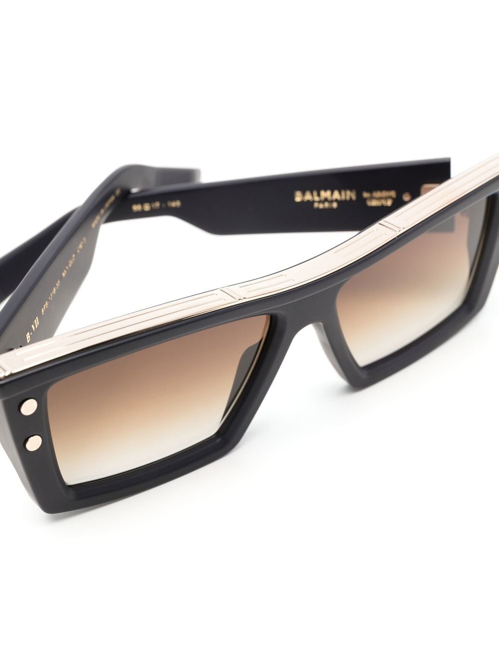 Balmain Eyewear square-frame tinted sunglasses