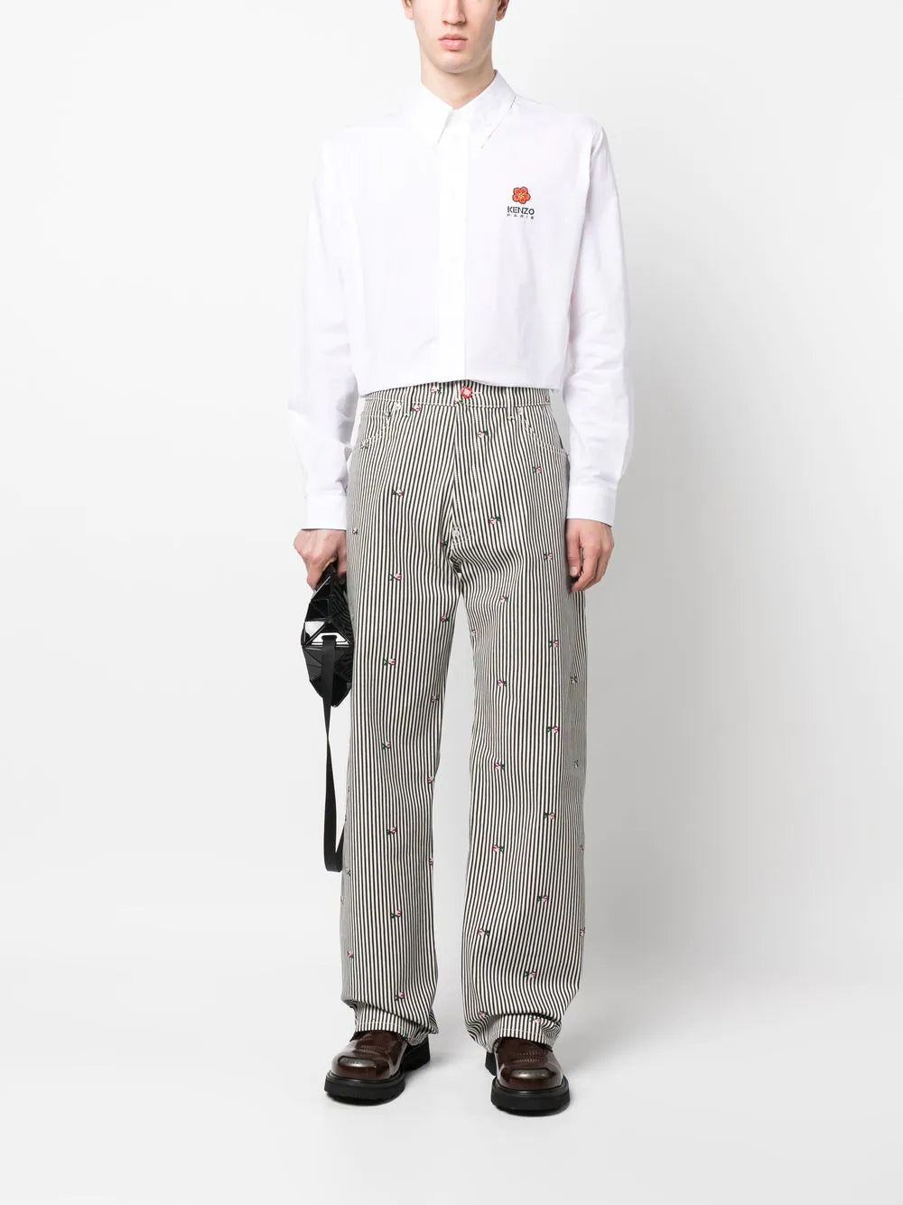 Kenzo Boke Flower-embroidered button-down shirt