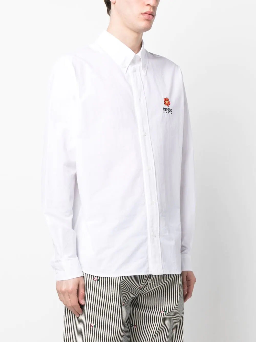 Kenzo Boke Flower-embroidered button-down shirt