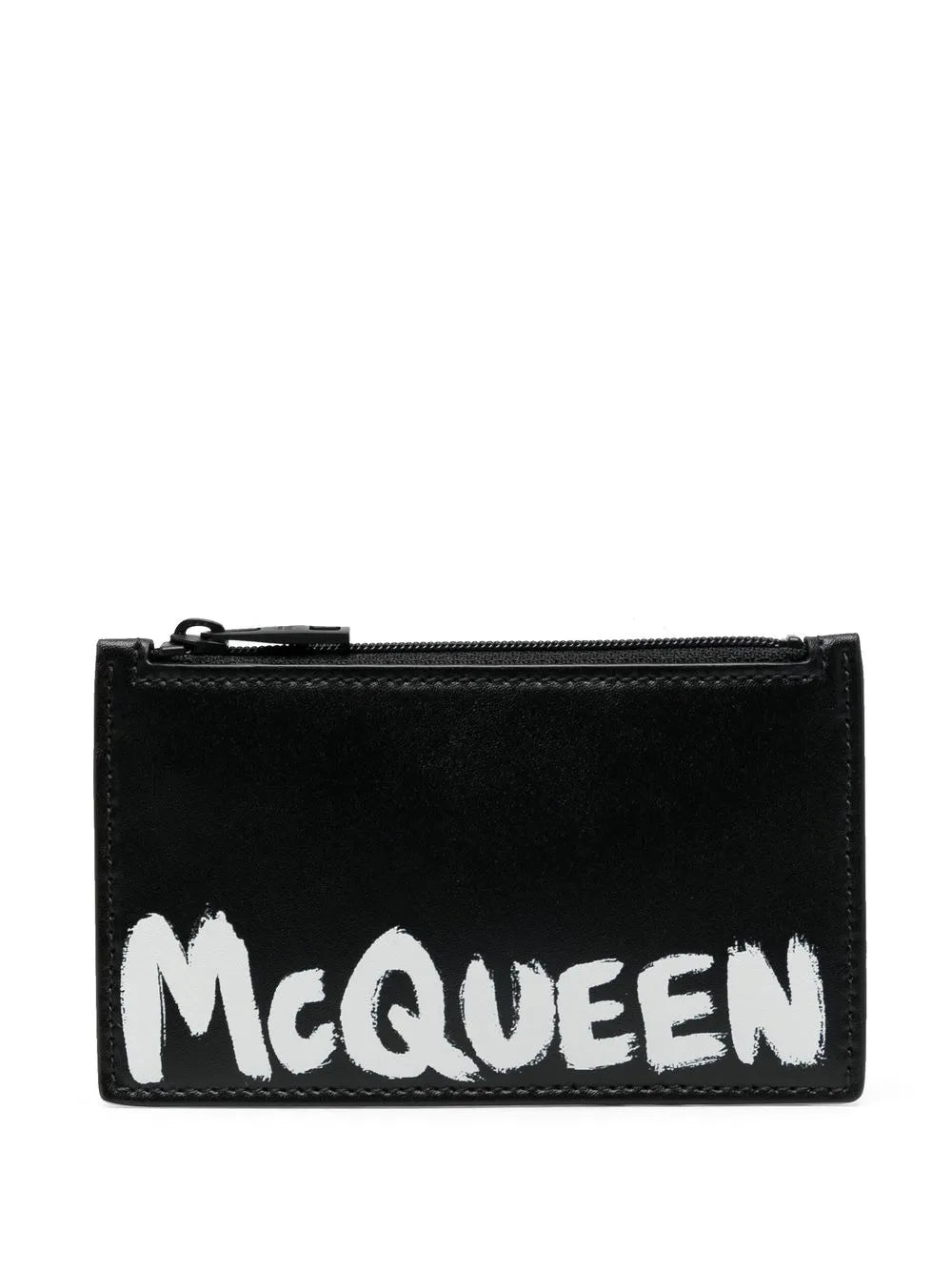 Alexander McQueen  logo-print leather wallet