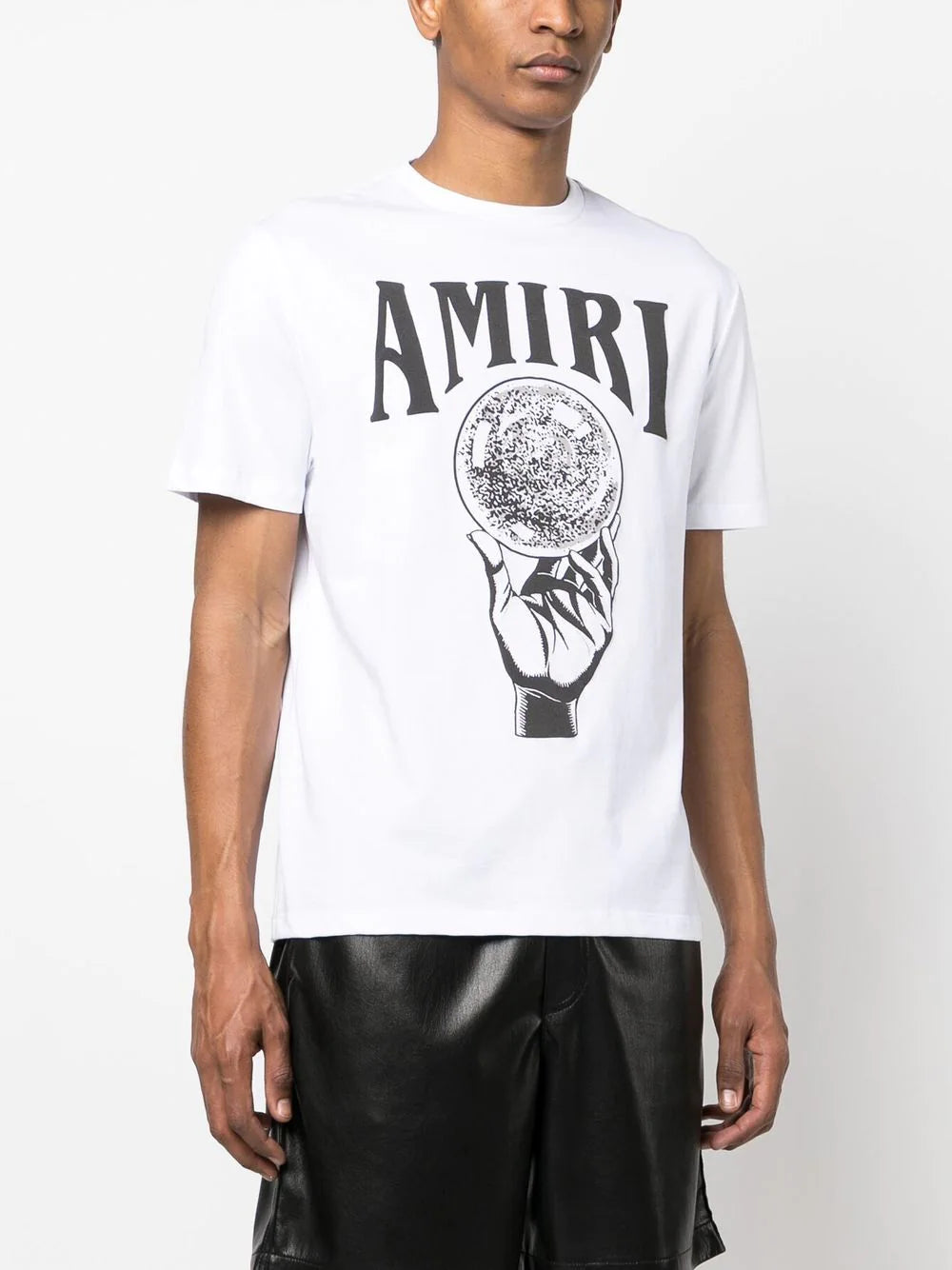 Amiri Crystal ball-print cotton T-shirt