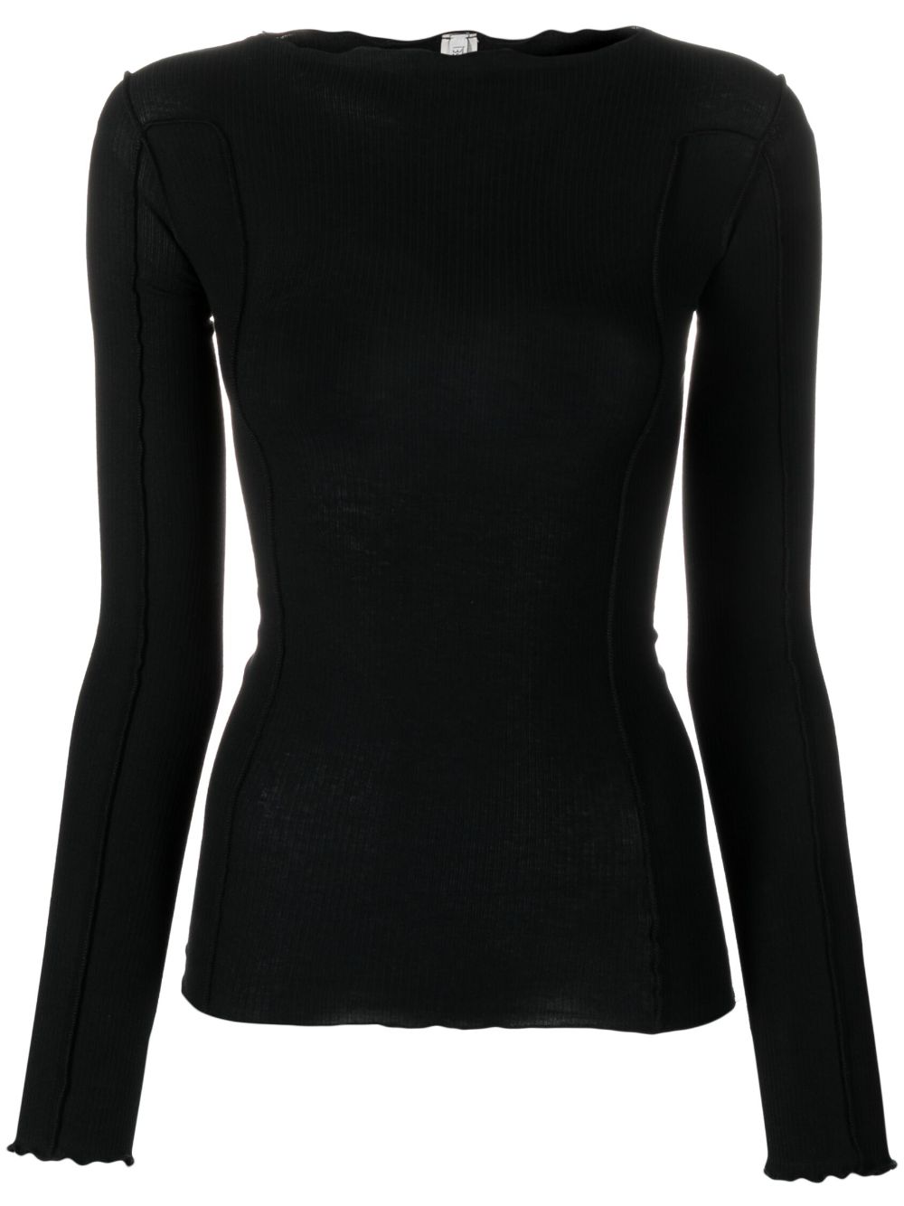 Baserange  Omato long-sleeve organic cotton top