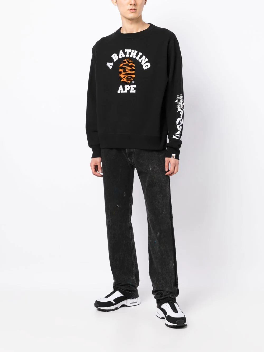 A BATHING APE®  logo-print sweatshirt