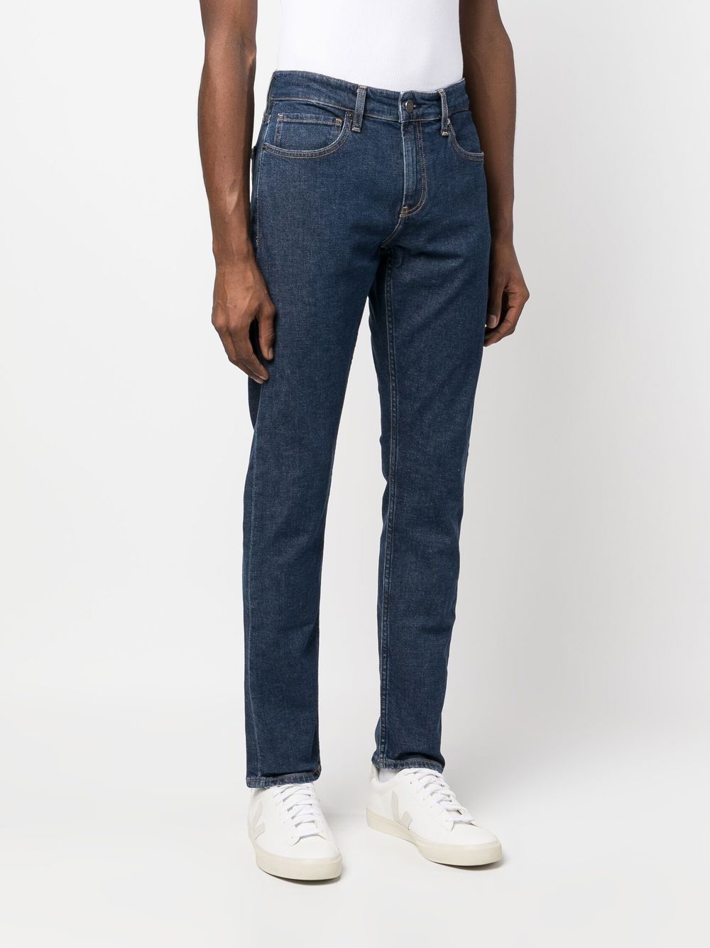 Calvin Klein  mid-rise slim-fit jeans