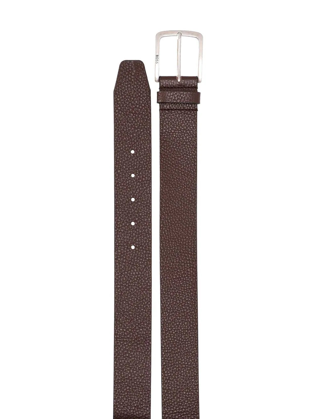 BOSS  grained leather belt