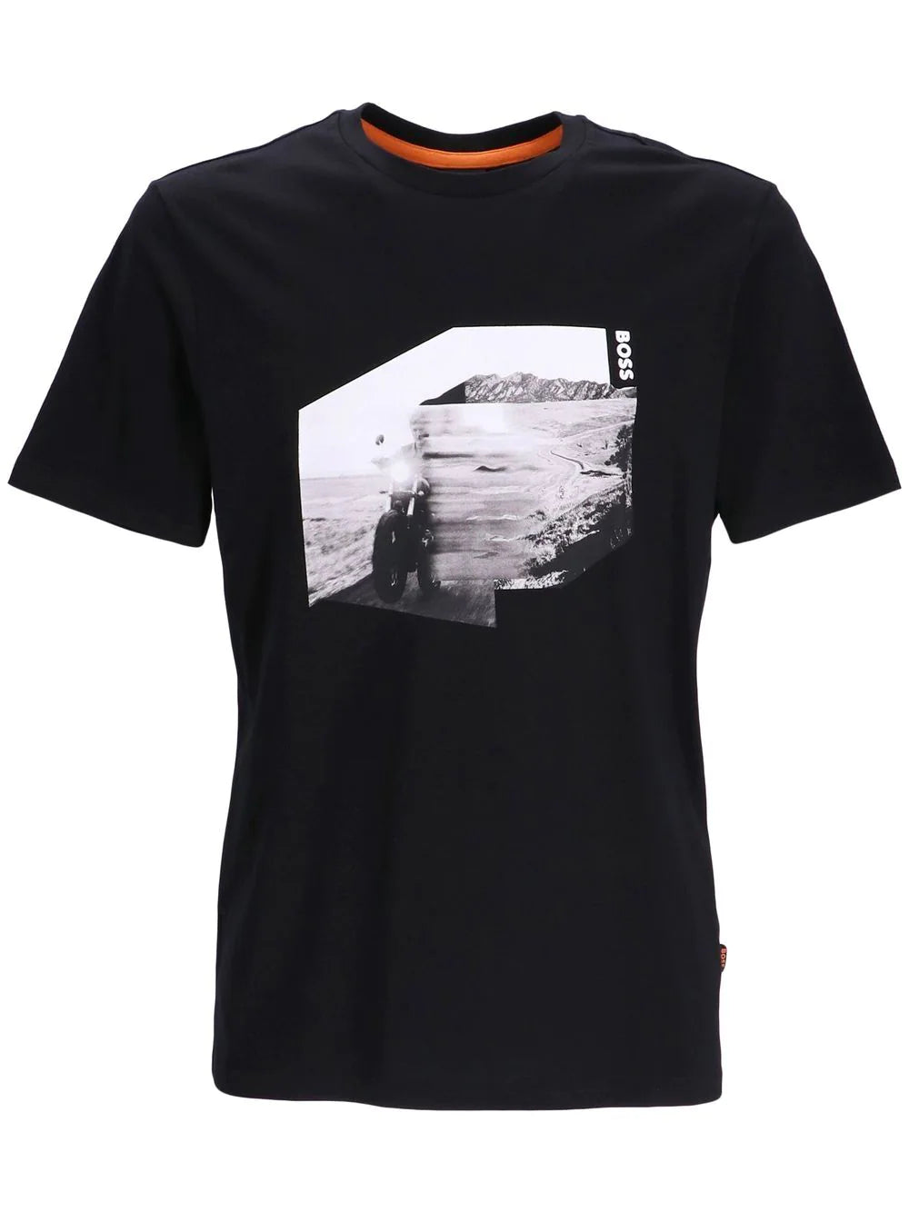 BOSS  graphic-print cotton T-shirt