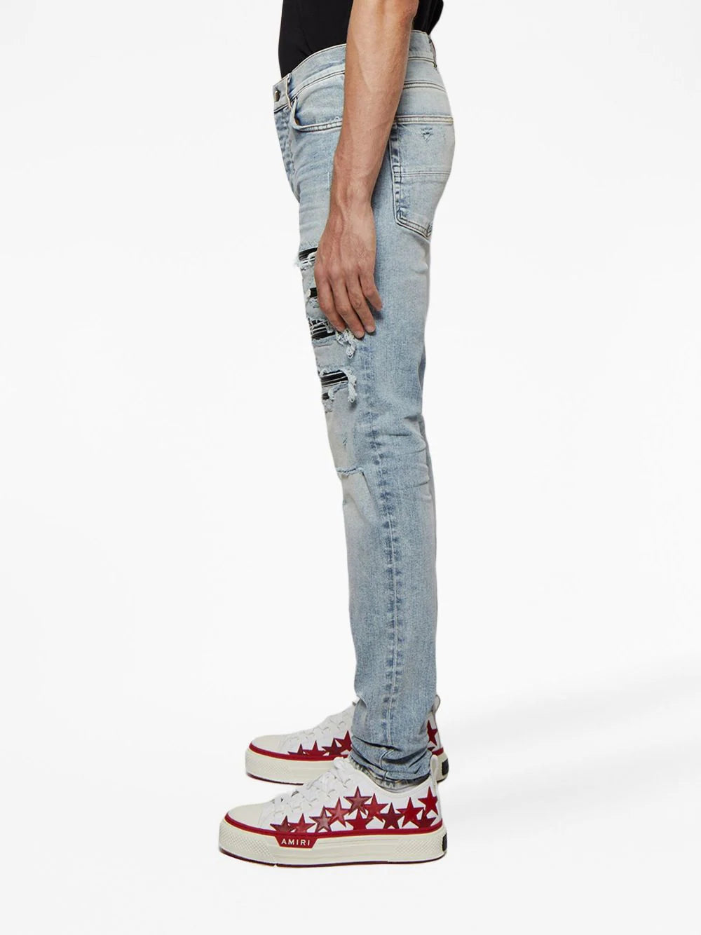 AMIRI  Thrasher ripped skinny jeans
