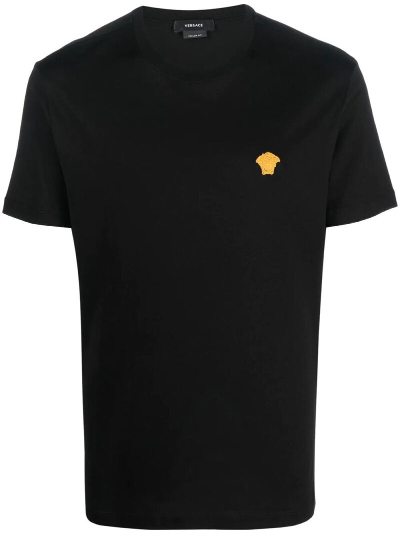 Versace  Medusa head embroidered T-shirt