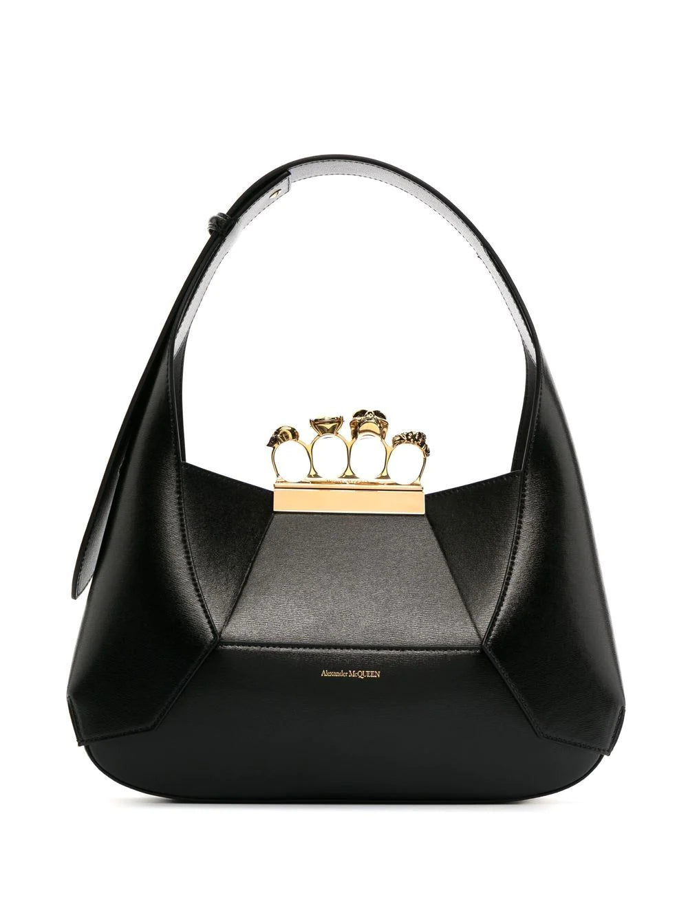 Alexander McQueen  Four-Ring leather tote bag