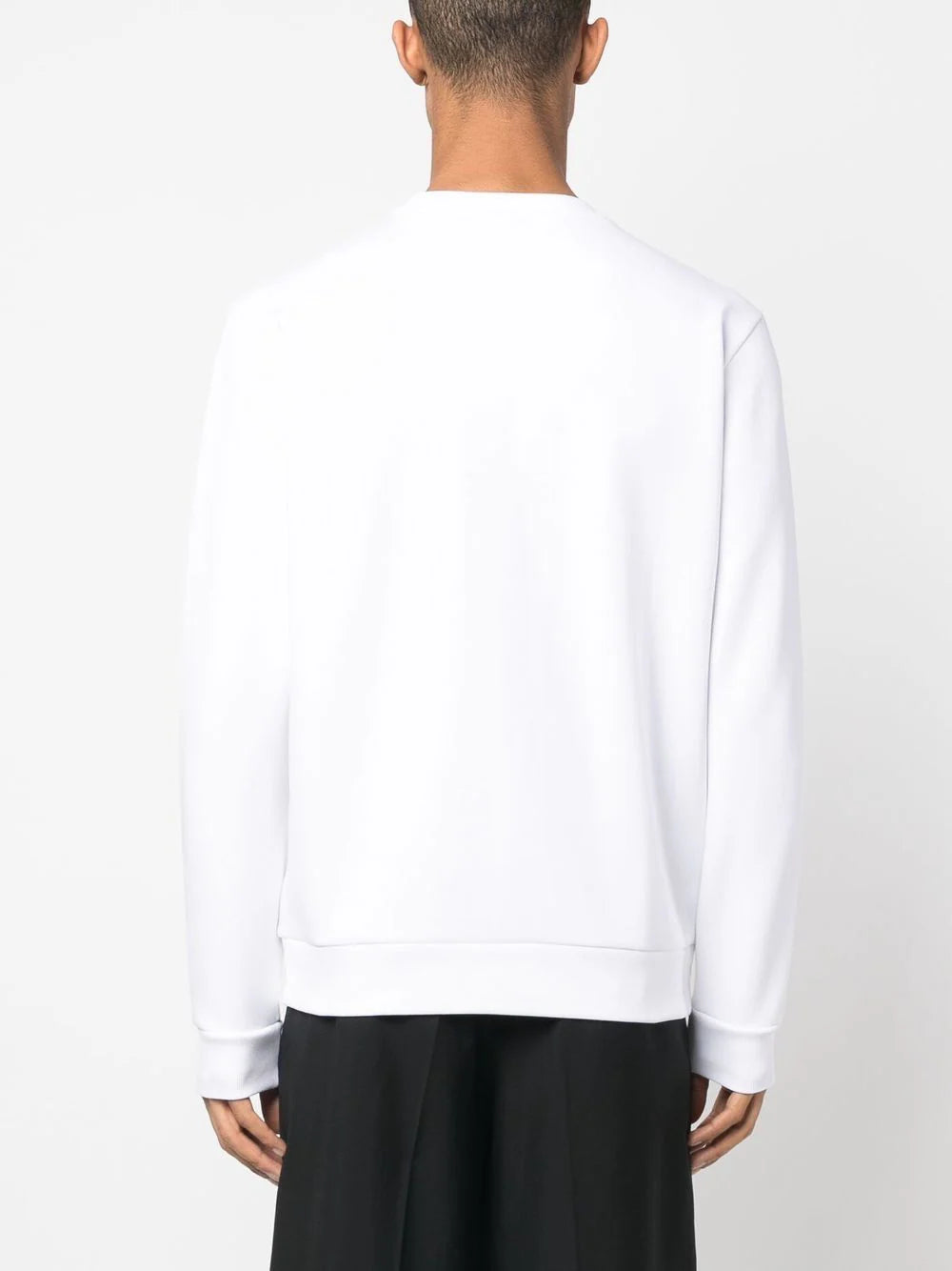 BOSS logo-print cotton-blend sweatshirt
