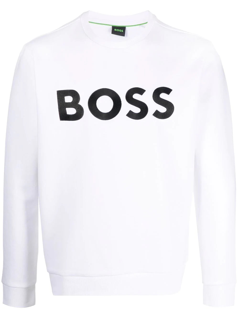BOSS  logo-print cotton-blend sweatshirt