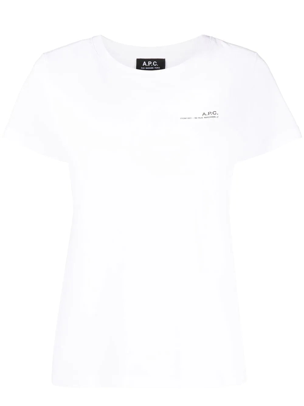 A.P.C.  logo-print crew neck T-shirt