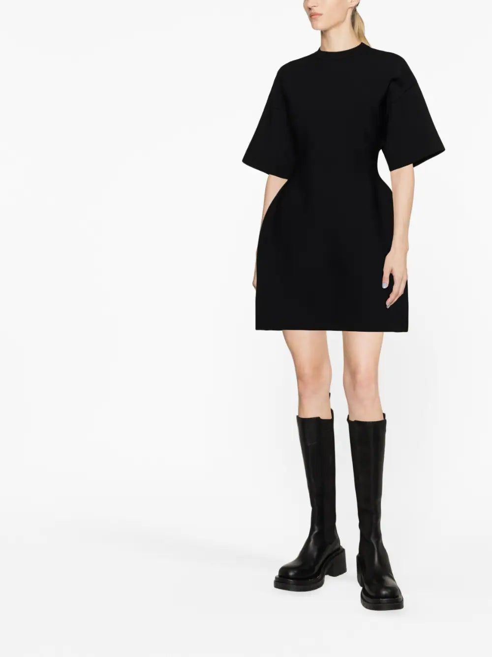 Balenciaga short-sleeve mini dress