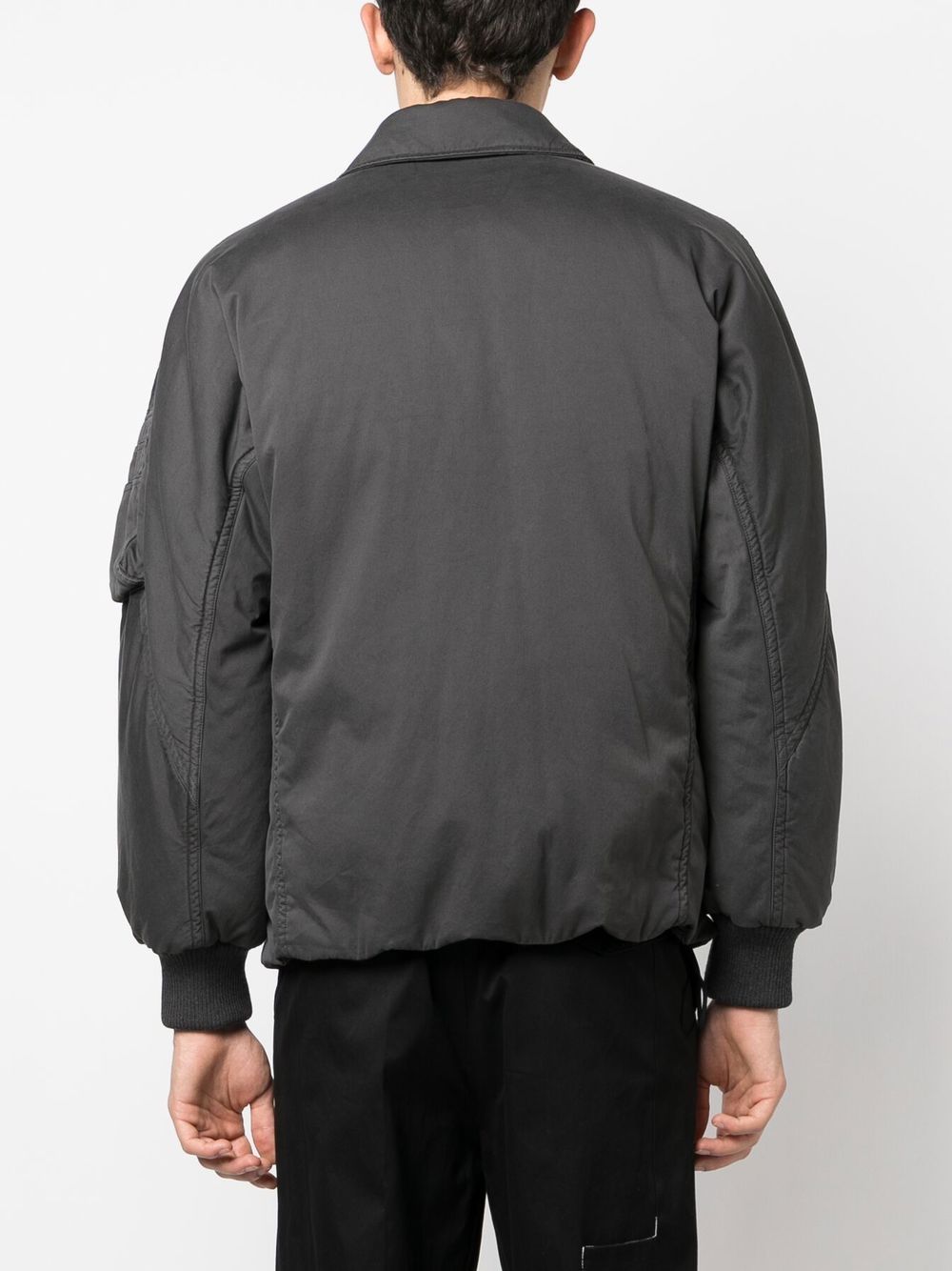 Burberry embroidered-logo bomber jacket