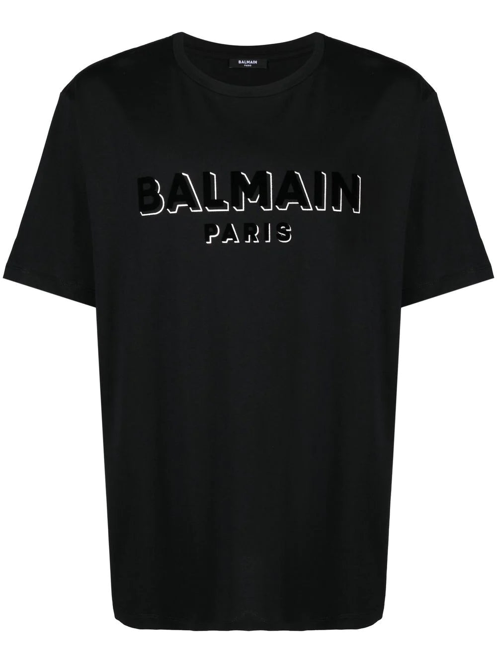 Balmain  logo-patch T-shirt