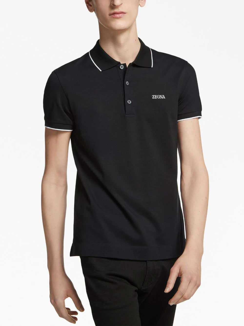 Zegna  cotton polo shirt