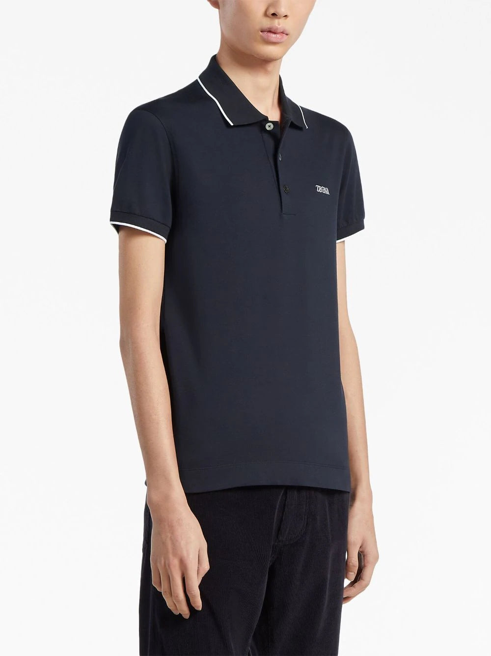 Zegna  stretch-cotton polo shirt